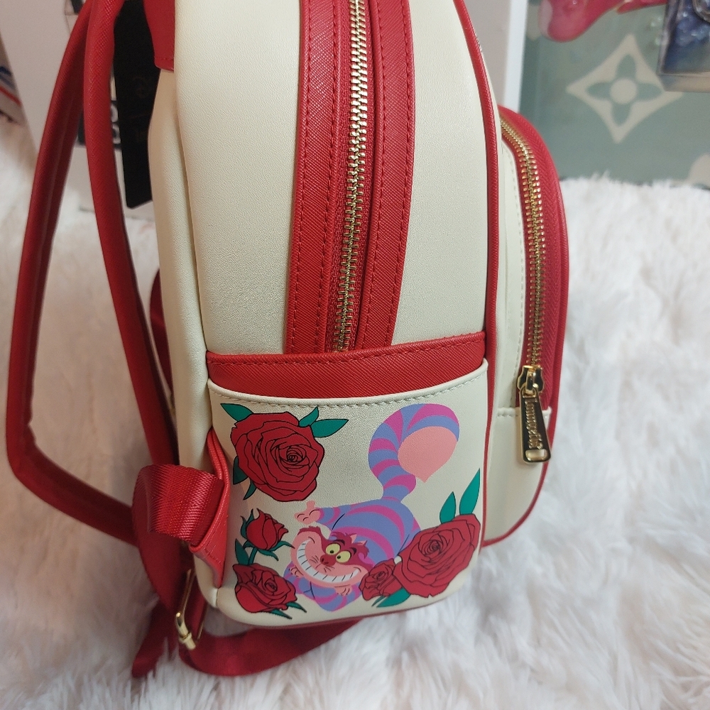 Loungefly Disney Alice in Wonderland Color Changing Roses Mini Backpack - Picture 6 of 9